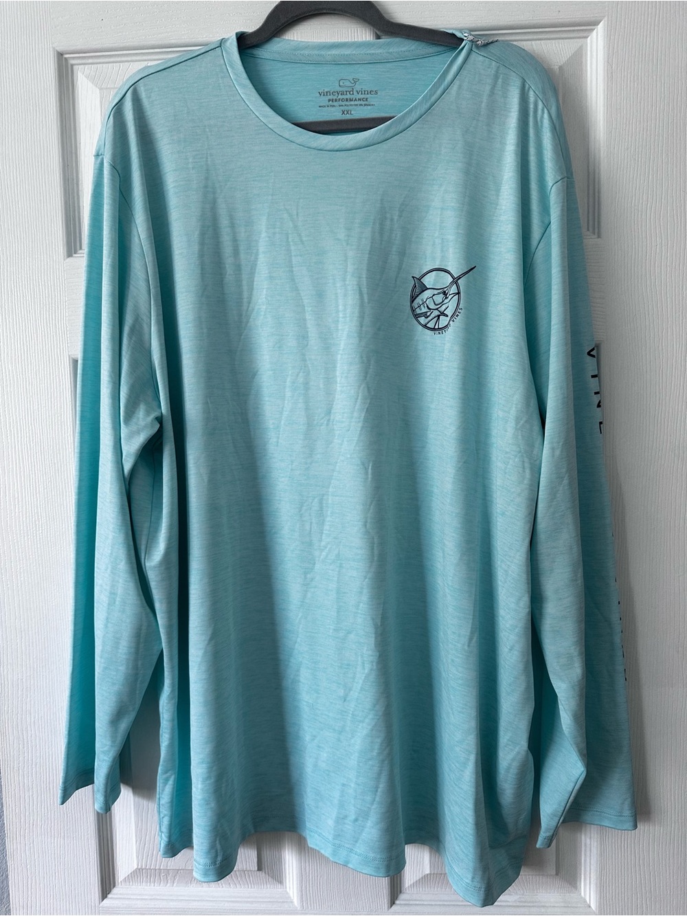 Vineyard Vines Men's Long-Sleeve Performance Shirt - Aqua